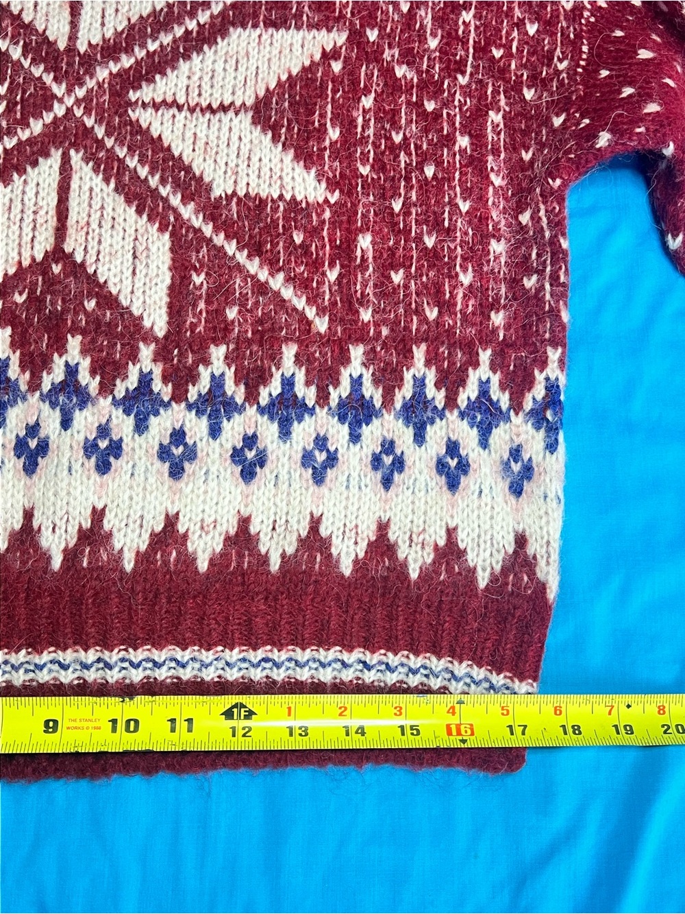 Rag & Bone Alpaca Blend Fair Isle Nordic Sweater XS - Picture 9 of 12